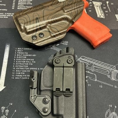holster kydex pour pistolet et arme à feu, Glock 43