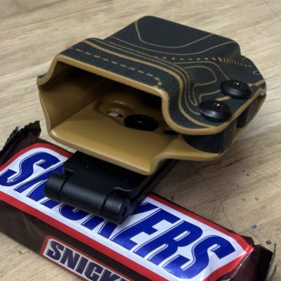Porte-Snickers en kydex, fixation molle ou UltiClip