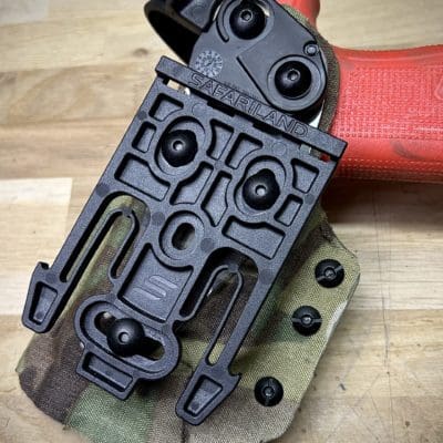 holster OWB pour Glock 19, Glock 45, avec rétention Level 2 et QLS Safariland