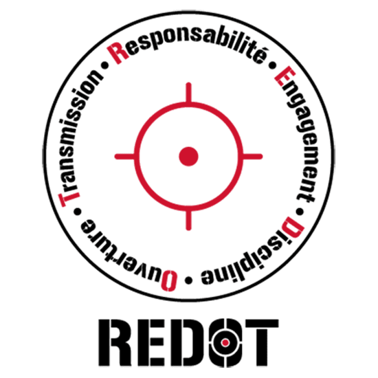 Logo Redot, partenaire ou marque équipée de holsters KydexProtec