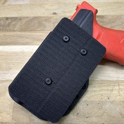 holster de sacoche, fixation velcro