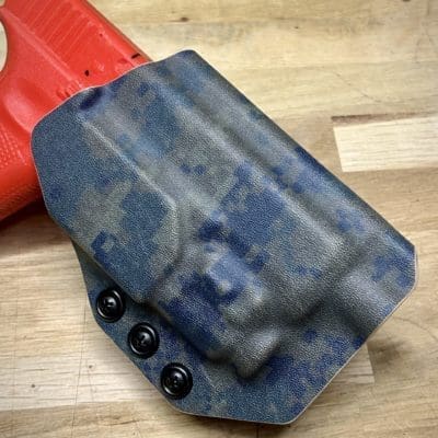 Holster OWB extérieur, fixation QLS Safariland, Camo Digital Forest